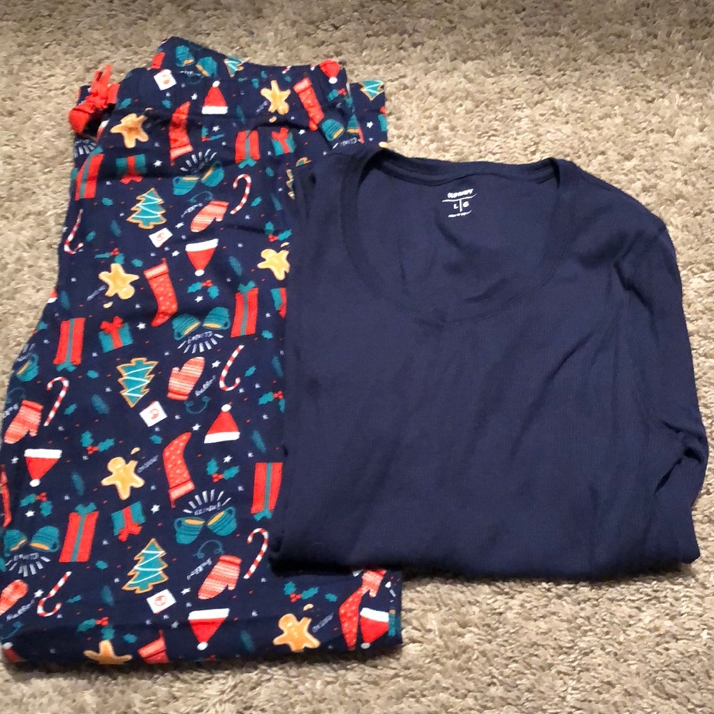 Christmas Themed Pajama Set